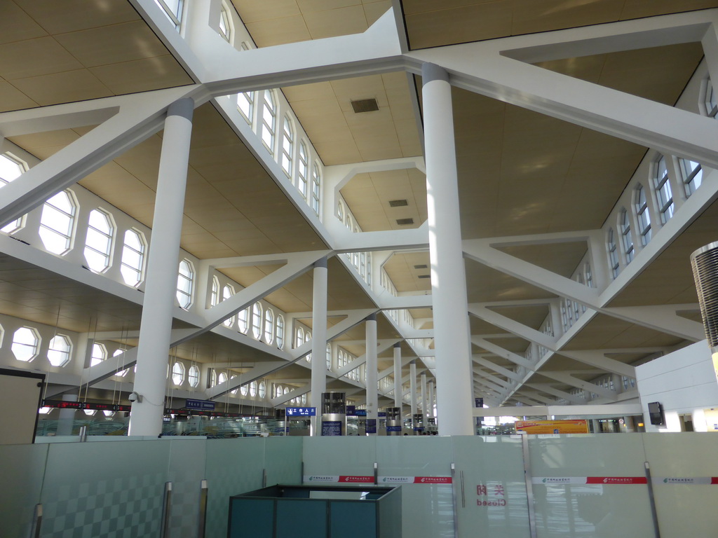 Departures hall of Xiamen Gaoqi International Airport