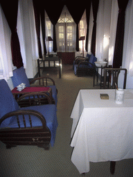 Interior of a building at the Huaqing Hot Springs