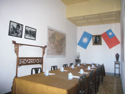 Interior of the building where Chiang Kai-shek and Zhang Xueliang met at the Five-Room Building, at the Huaqing Hot Springs