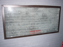 Bullet holes from the Xi`an incident, at the Huaqing Hot Springs, with explanation