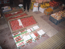 Fruit at a market in the city center