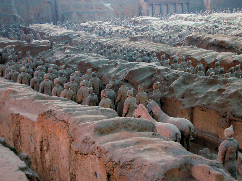 Statues in Pit One of the Terracotta Mausoleum