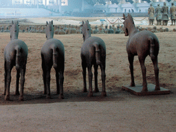 Horse statues in Pit One of the Terracotta Mausoleum