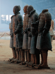 Infantry statues in Pit One of the Terracotta Mausoleum