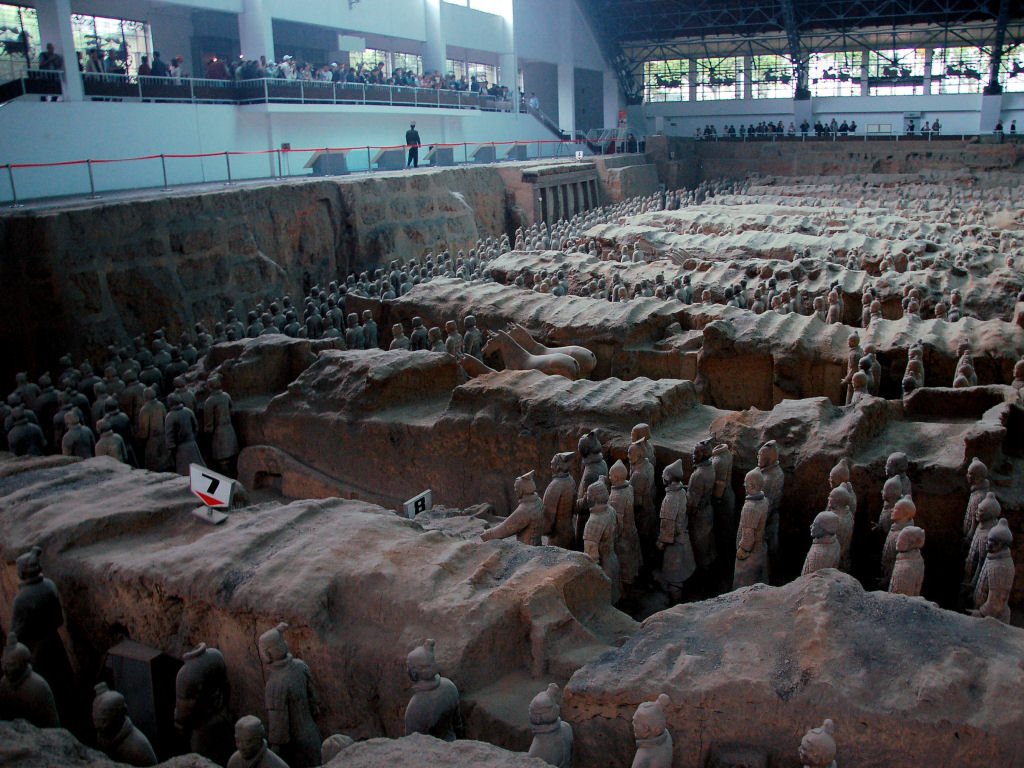 Statues in Pit One of the Terracotta Mausoleum