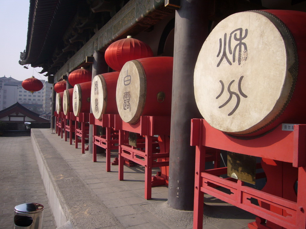 Drums at the Drum Tower of Xi`an