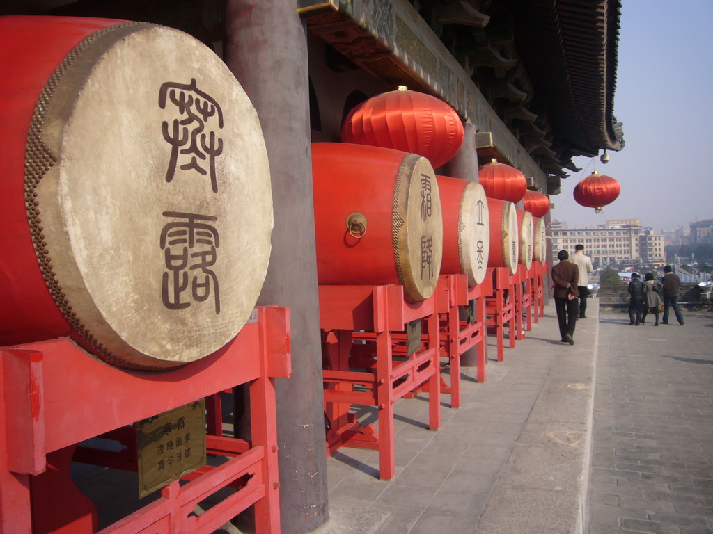 Drums at the Drum Tower of Xi`an