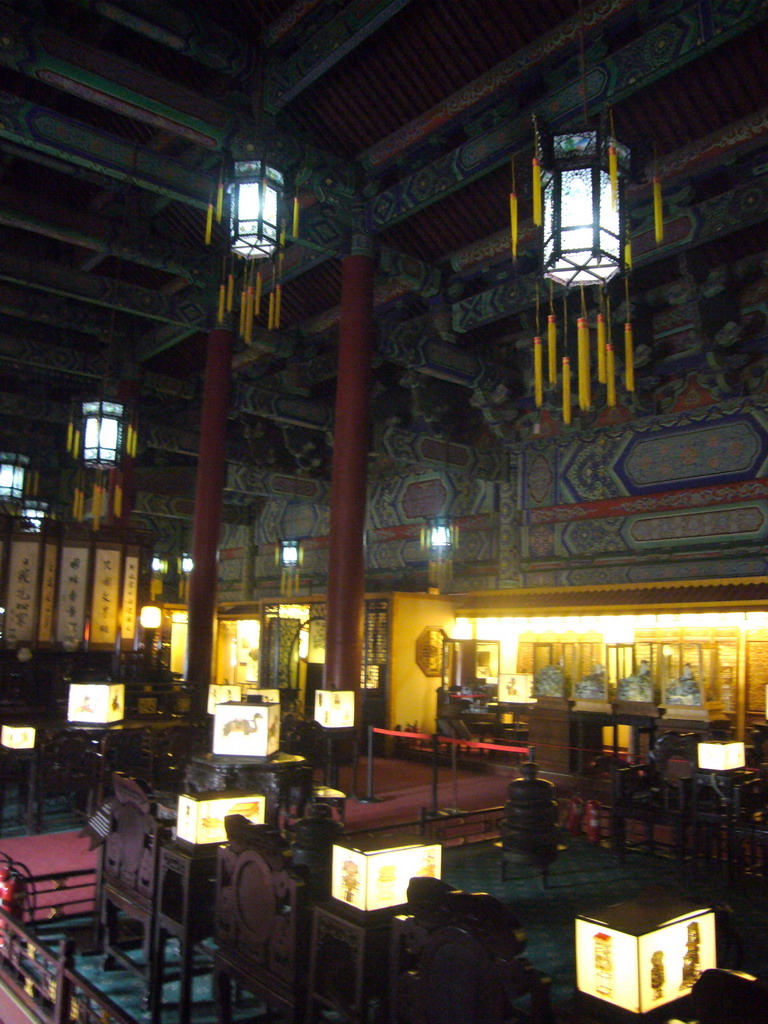 Interior of the Drum Tower of Xi`an