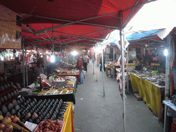 Market stalls at the Beiyuanmen Islamic Street