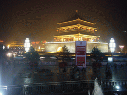 xian_128 - 182 kb - 1024x768 - The Bell and Drum Tower Square with the Bell Tower of Xi`an and the Drum Tower of Xi`an, by night The Bell and Drum Tower Square with the Bell Tower of Xi`an and the Drum Tower of Xi`an, by night