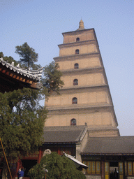 The south side of the Giant Wild Goose Pagoda at the Daci`en Temple