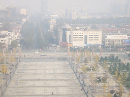 The north side of the Daci`en Temple, viewed from the top of the Giant Wild Goose Pagoda