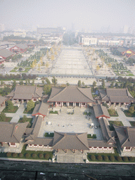 The north side of the Daci`en Temple, viewed from the top of the Giant Wild Goose Pagoda