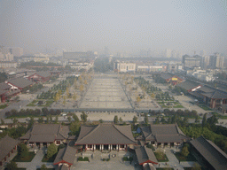 The north side of the Daci`en Temple, viewed from the top of the Giant Wild Goose Pagoda