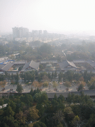 The east side of the Daci`en Temple, viewed from the top of the Giant Wild Goose Pagoda