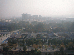 The east side of the Daci`en Temple, viewed from the top of the Giant Wild Goose Pagoda