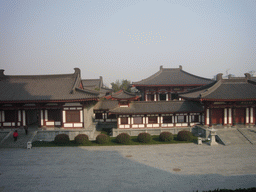 Buildings on the north side of the Giant Wild Goose Pagoda at the Daci`en Temple