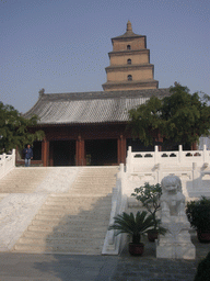 The south side of the Giant Wild Goose Pagoda at the Daci`en Temple