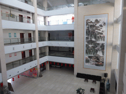 Central hall in our building at the Elder Welfare Services Center