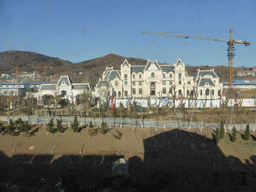 Building just to the north of the Elder Welfare Services Center, viewed from Miaomiao`s grandmother`s building at the Elder Welfare Services Center