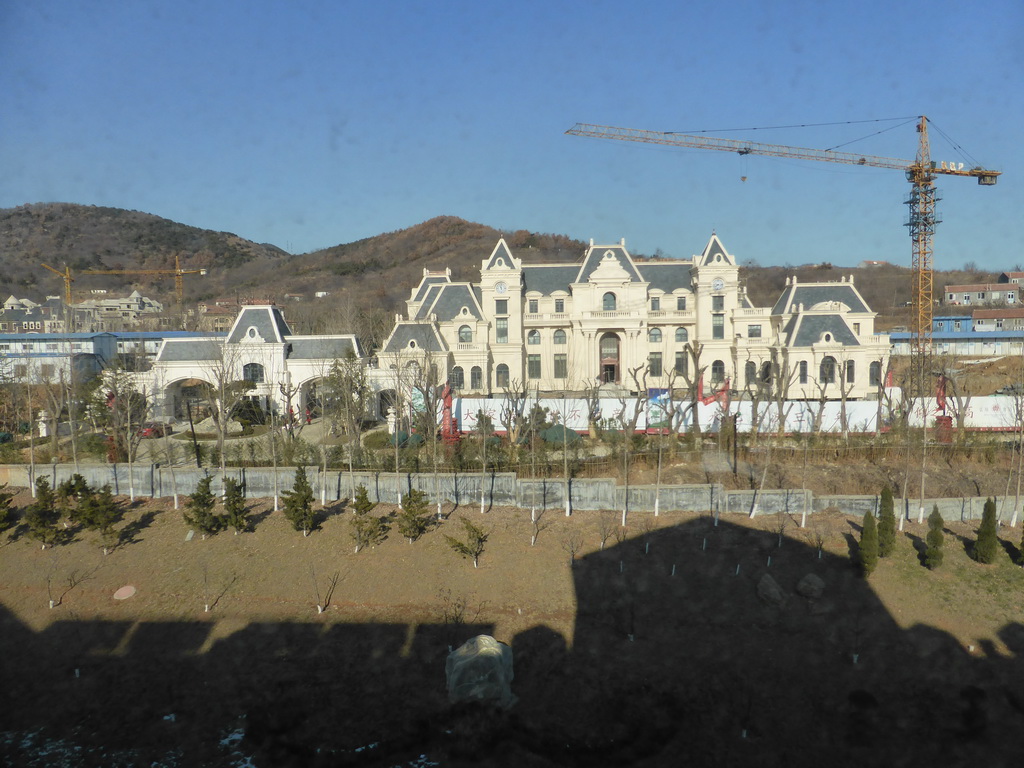 Building just to the north of the Elder Welfare Services Center, viewed from Miaomiao`s grandmother`s building at the Elder Welfare Services Center