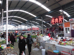 Open market in the city center