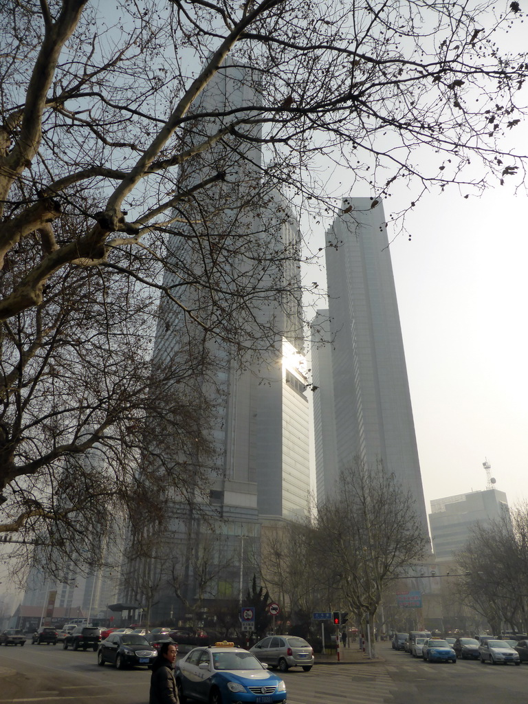 Skyscrapers at the crossing of Dama Road and Jiefang Road