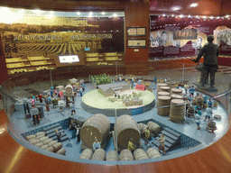 Scale models at the ChangYu Wine Culture Museum