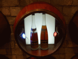 Old bottles of ChangYu brandy, at the ChangYu Wine Culture Museum