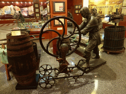 Hand pump at the ChangYu Wine Culture Museum