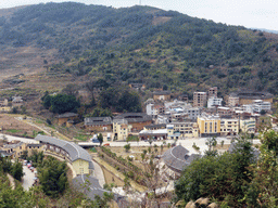 Smaller Tulou buildings nearby the Gaobei Tulou Cluster, viewed from the Yongding Scenic Area viewing point