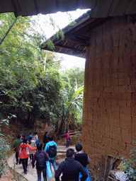 Small Tulou building at the path leading down from the Yongding Scenic Area viewing point to the Gaobei Tulou Cluster