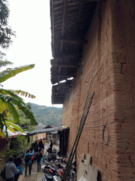 Small Tulou building at the path leading down from the Yongding Scenic Area viewing point to the Gaobei Tulou Cluster