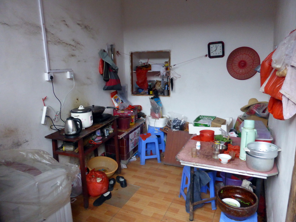 Room at the outer layer on the ground level of the Chengqi Lou building of the Gaobei Tulou Cluster