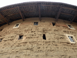 Outer wall of the Chengqi Lou building of the Gaobei Tulou Cluster