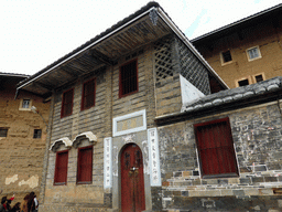 Building in the front of the Shize Lou building of the Gaobei Tulou Cluster