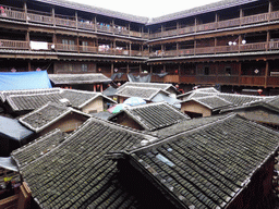 The Shize Lou building of the Gaobei Tulou Cluster, viewed from the second level