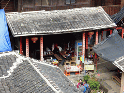 Room on the ground level of the Shize Lou building of the Gaobei Tulou Cluster, viewed from the top level