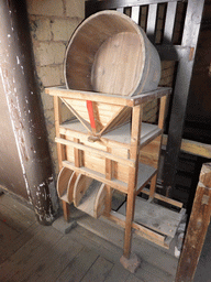 Machinery on the top level of the Shize Lou building of the Gaobei Tulou Cluster