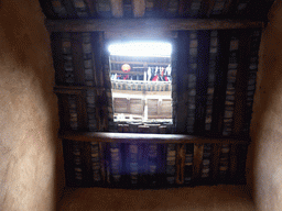 Hole in the roof above the pit at the first inner layer of the Chengqi Lou building of the Gaobei Tulou Cluster