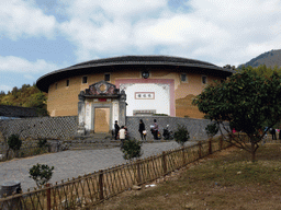 The Qiaofu Lou building of the Gaobei Tulou Cluster and its front gate