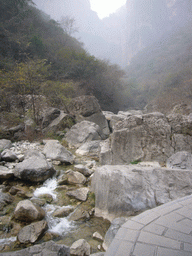 Waterfall at the Tanpu Gorge at the Mount Yuntaishan Global Geopark