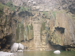 Waterfall at the Longfeng Gorge at the Mount Yuntaishan Global Geopark