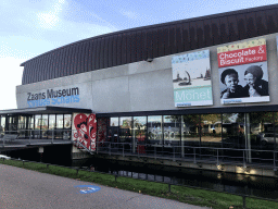 Front of the Zaans Museum at the Schansend street at the Zaanse Schans neighbourhood