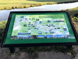 Information on tourist highlights in the Zaan region, at the Schansend street at the Zaanse Schans neighbourhood