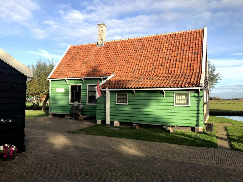 Front of the Wevershuis museum at the Zaanse Schans neighbourhood