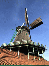 The De Kat windmill at the Zaanse Schans neighbourhood