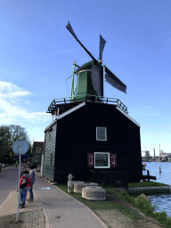 The De Huisman windmill at the Zaanse Schans neighbourhood