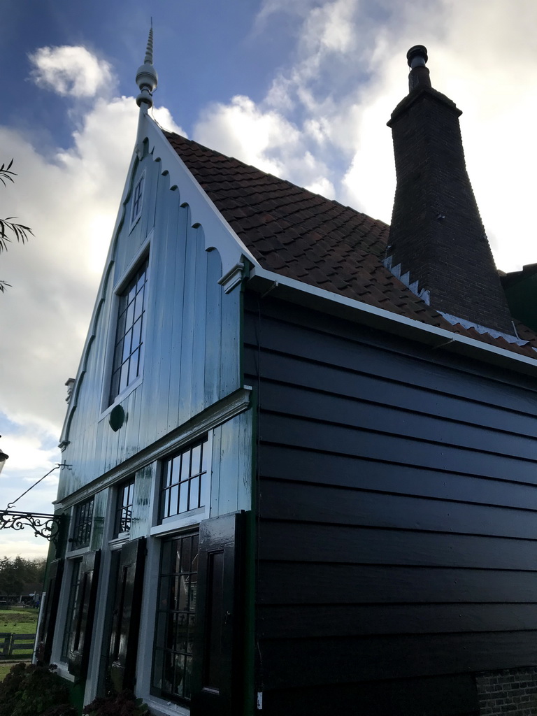 Front of the Gecroonde Duyvekater Bakery Museum at the Zeilenmakerspad street at the Zaanse Schans neighbourhood