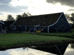 The Wooden Shoe Workshop Zaanse Schans at the Zaanse Schans neighbourhood, viewed from the Zeilenmakerspad street